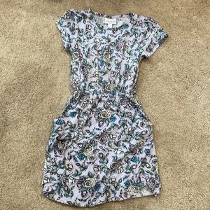 LuLa Roe girls 6T floral dress with pockets